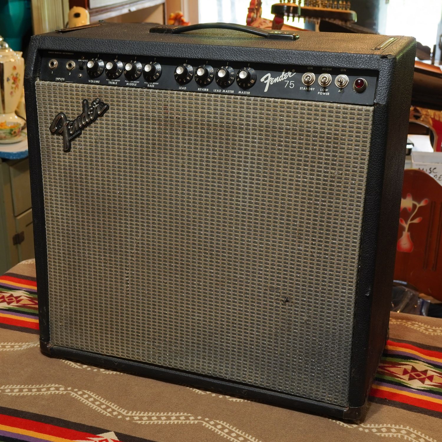 1981 Fender 75 75w 1x15" Tube Amp Combo (No Shipping)