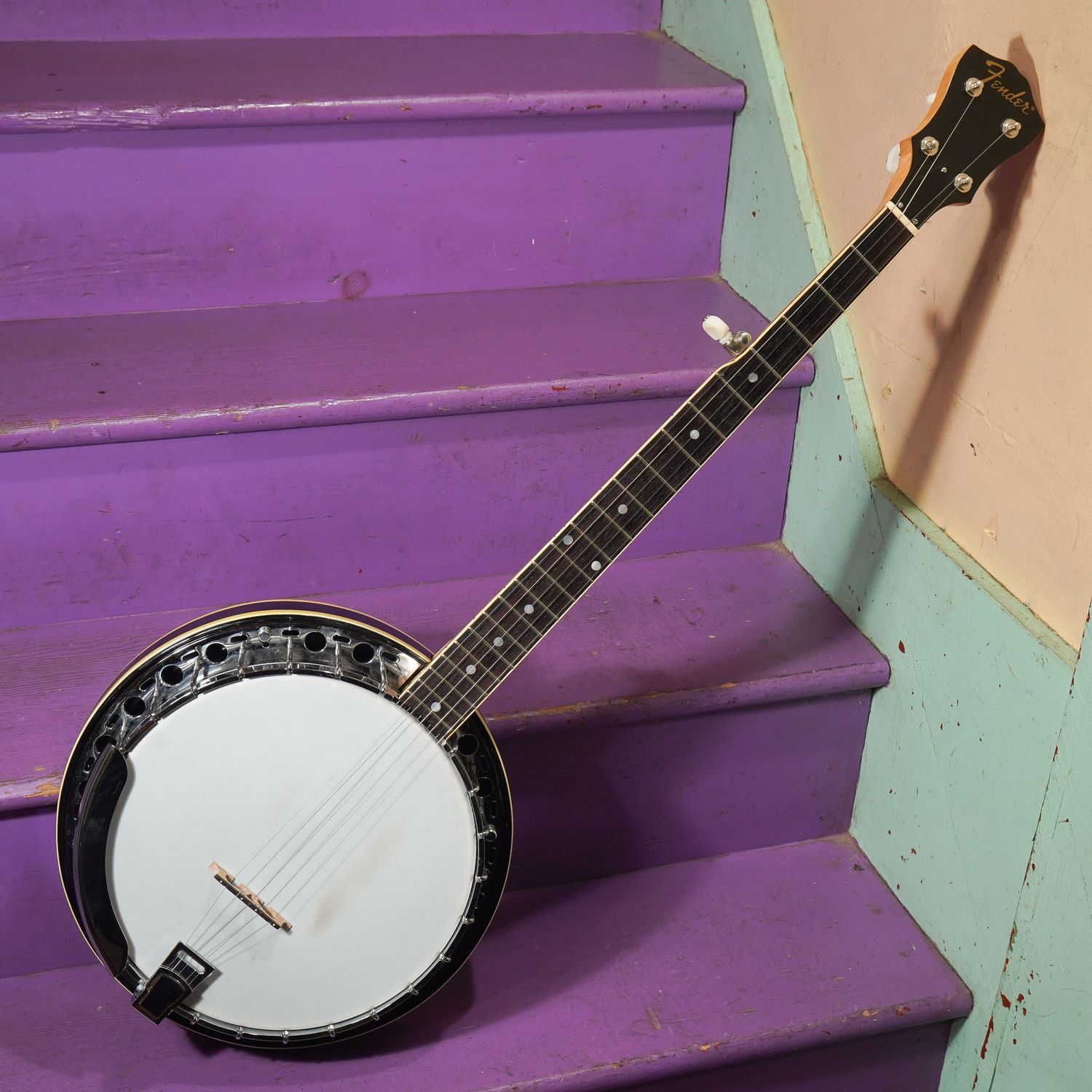 1970s Fender Allegro Resonator 5-String Banjo