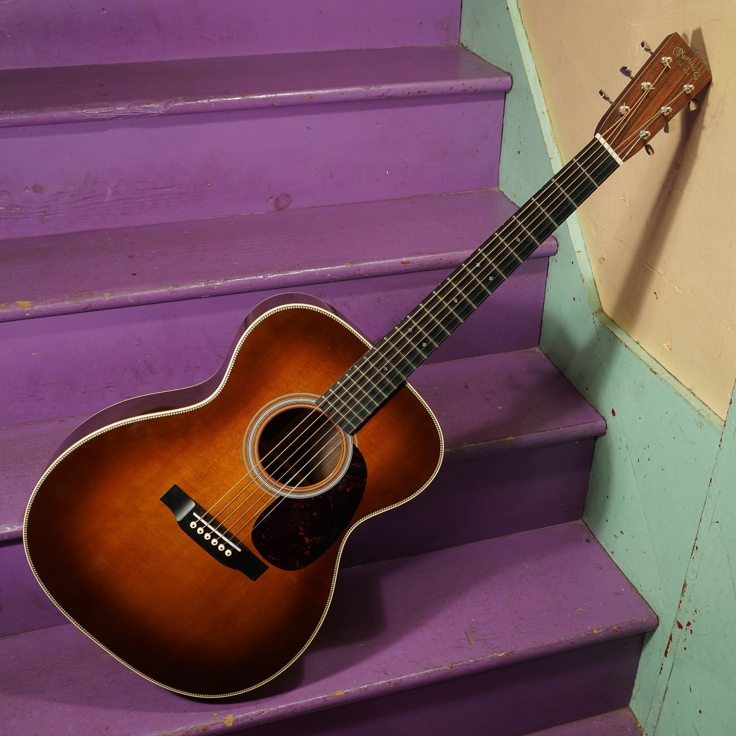 2020 Martin 000-28 Ambertone Flattop Guitar