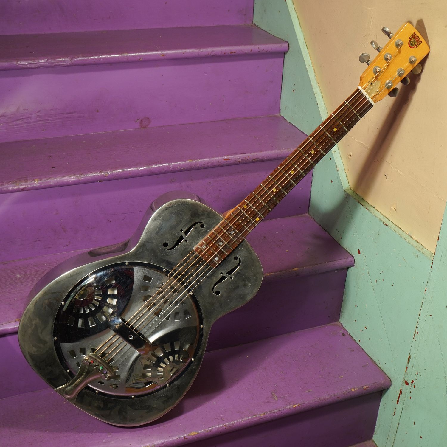 1971 Dobro Model D Metal-Body Resonator Guitar