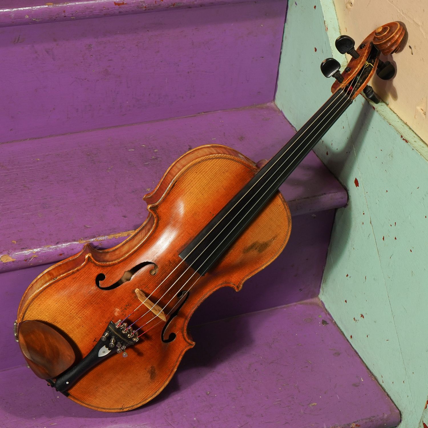 1900s Stainer-Labeled 4/4 German Violin