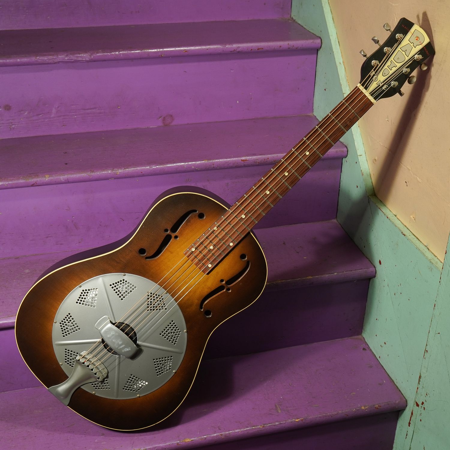 1994 National Radio Tone Wood Body Resonator Guitar