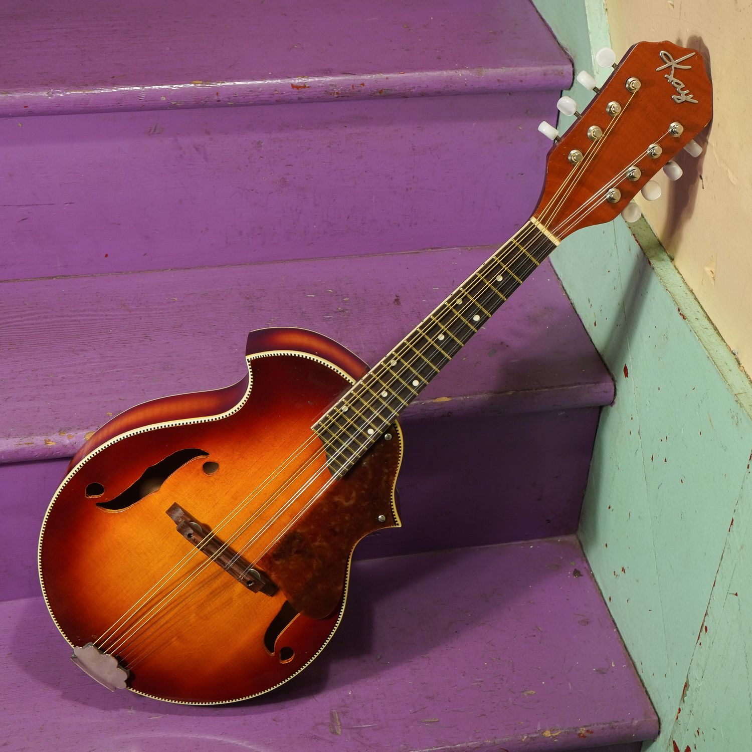 1950s Kay 2-Point Archtop Mandolin