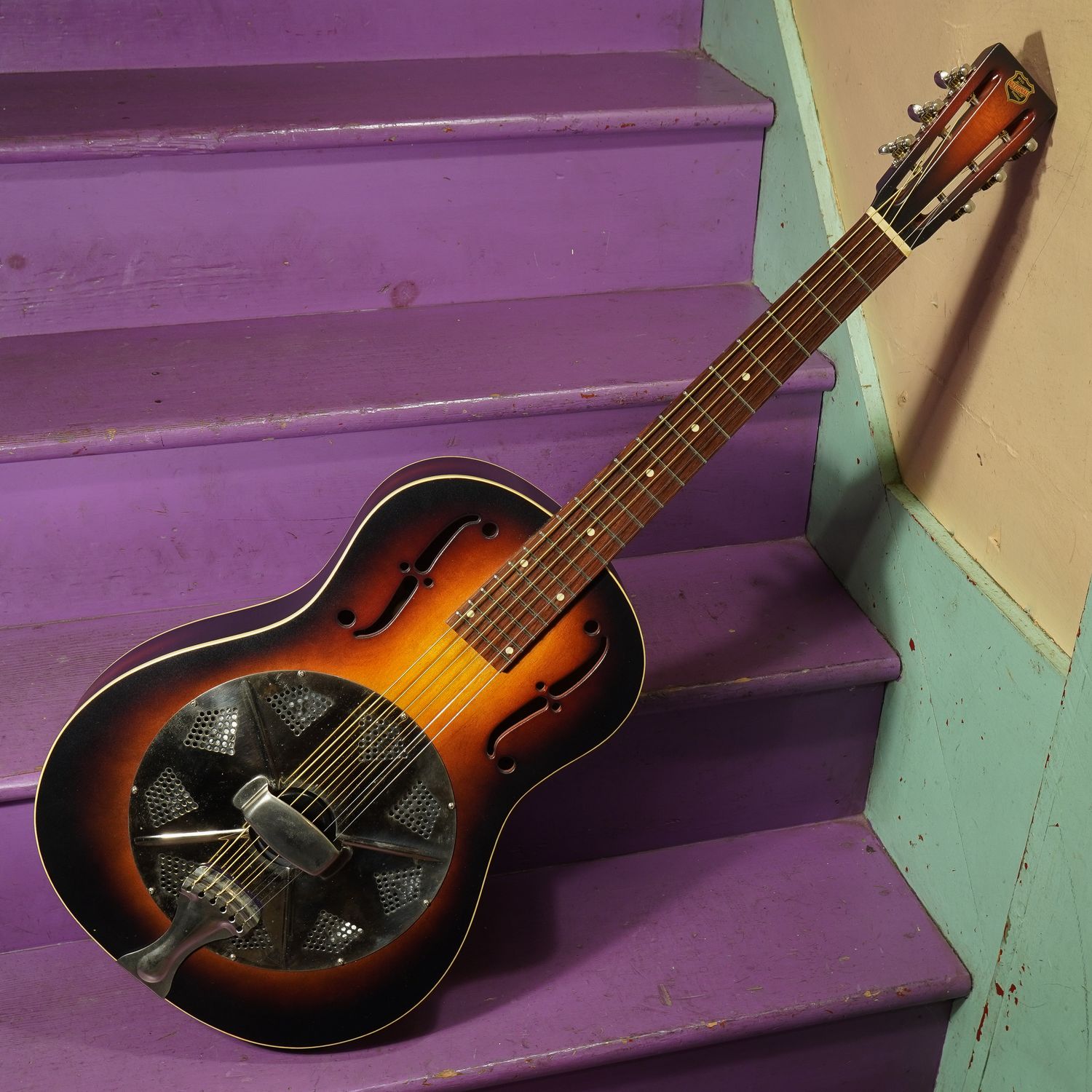 1992 National Jazz-Blues Wood Body Resonator Guitar