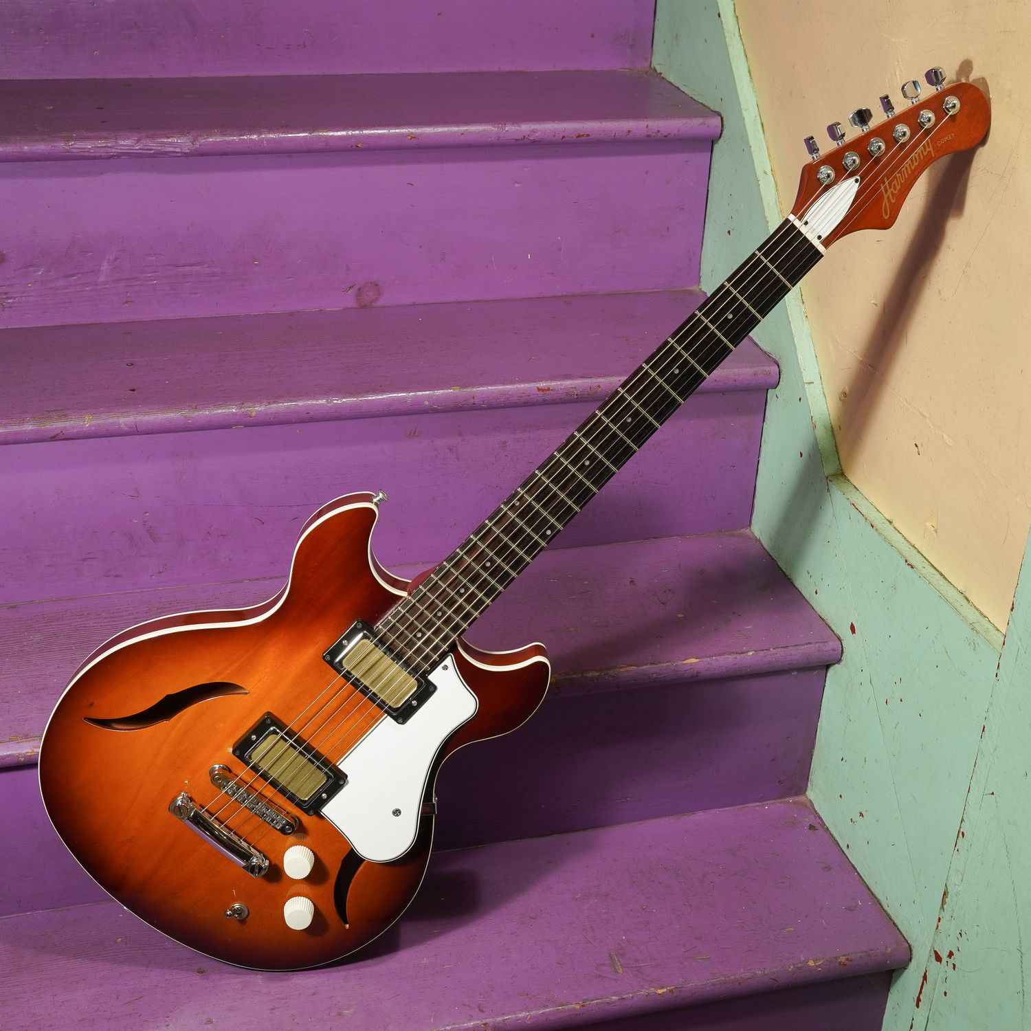 2022 Harmony Comet Semi-Hollow Electric Guitar