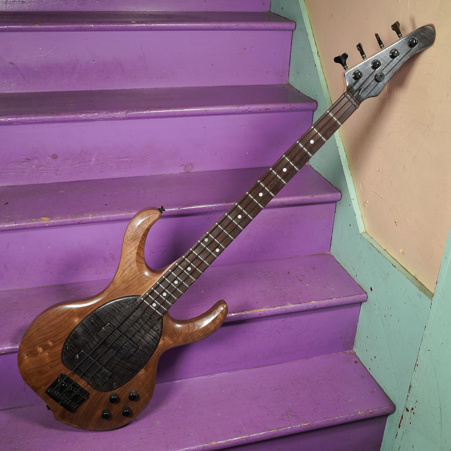 2026 Brad Sourdiffe (Vermont) Walnut Long Scale Electric Bass