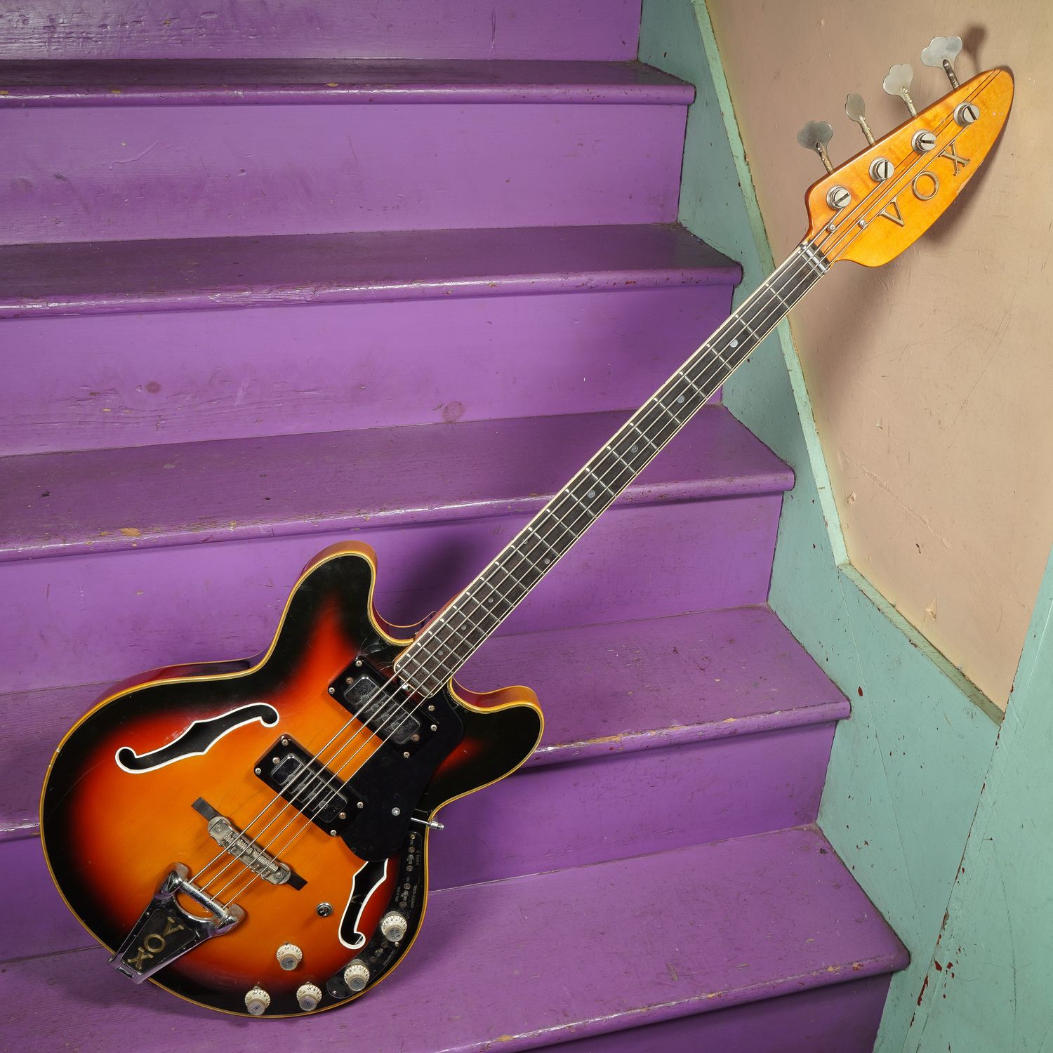 1960s Vox Sidewinder Hollowbody Electric Bass