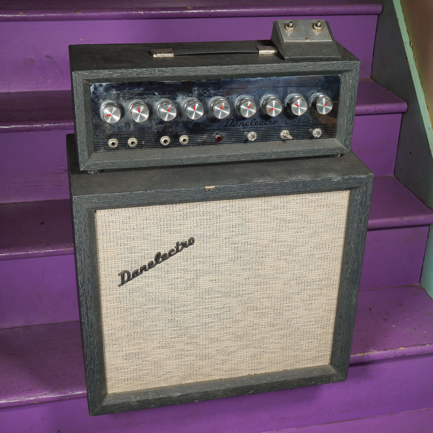 1960s Danelectro DM25 25w 1x12" Tube Amp Head/Cab (No Shipping)
