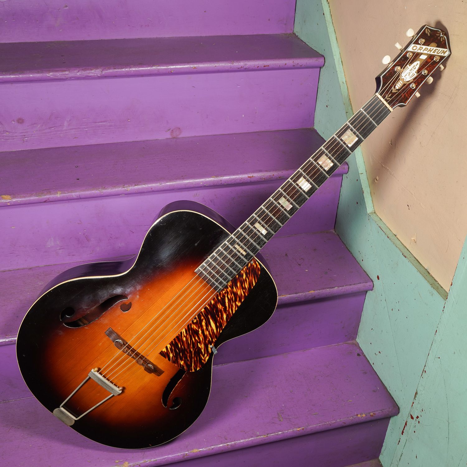 1930s Orpheum Ideal (Harmony-made) Archtop Guitar