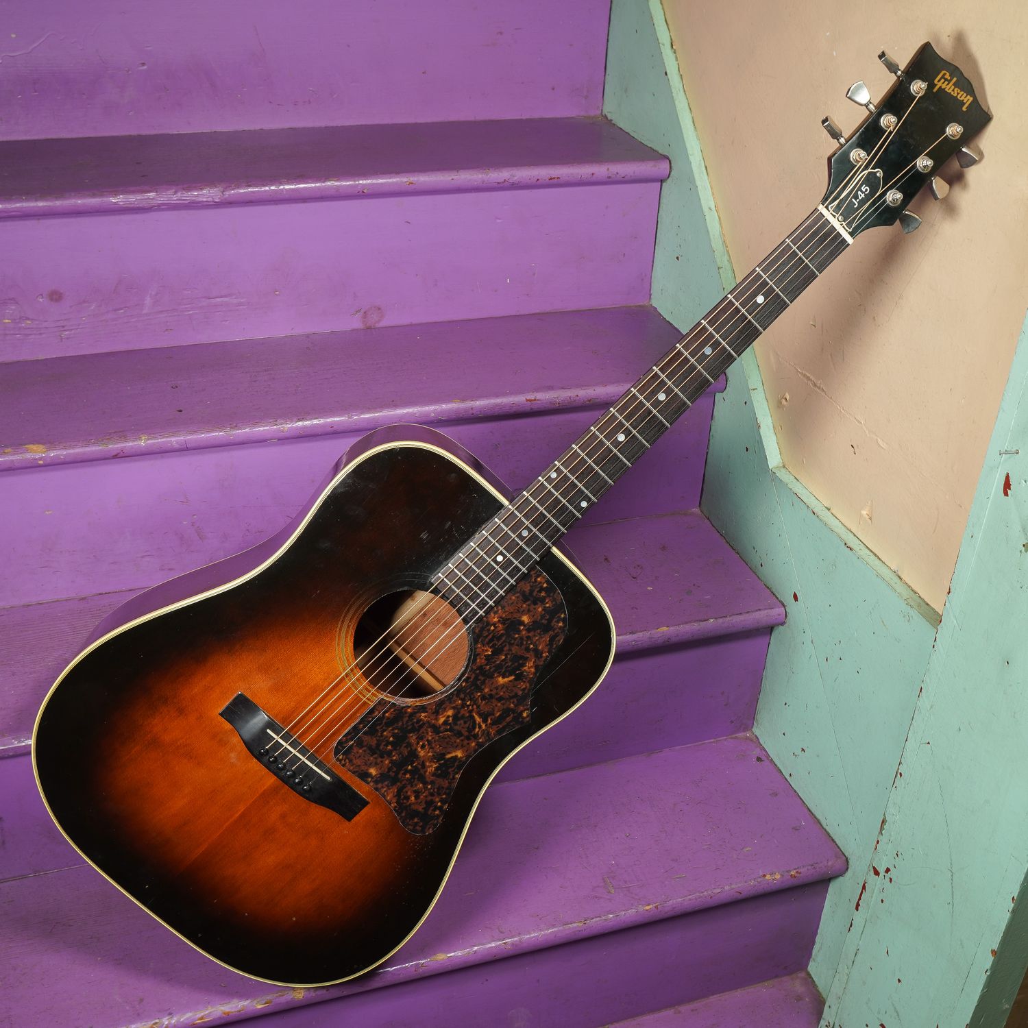 1980 Gibson J-45 Dreadnought Acoustic Guitar