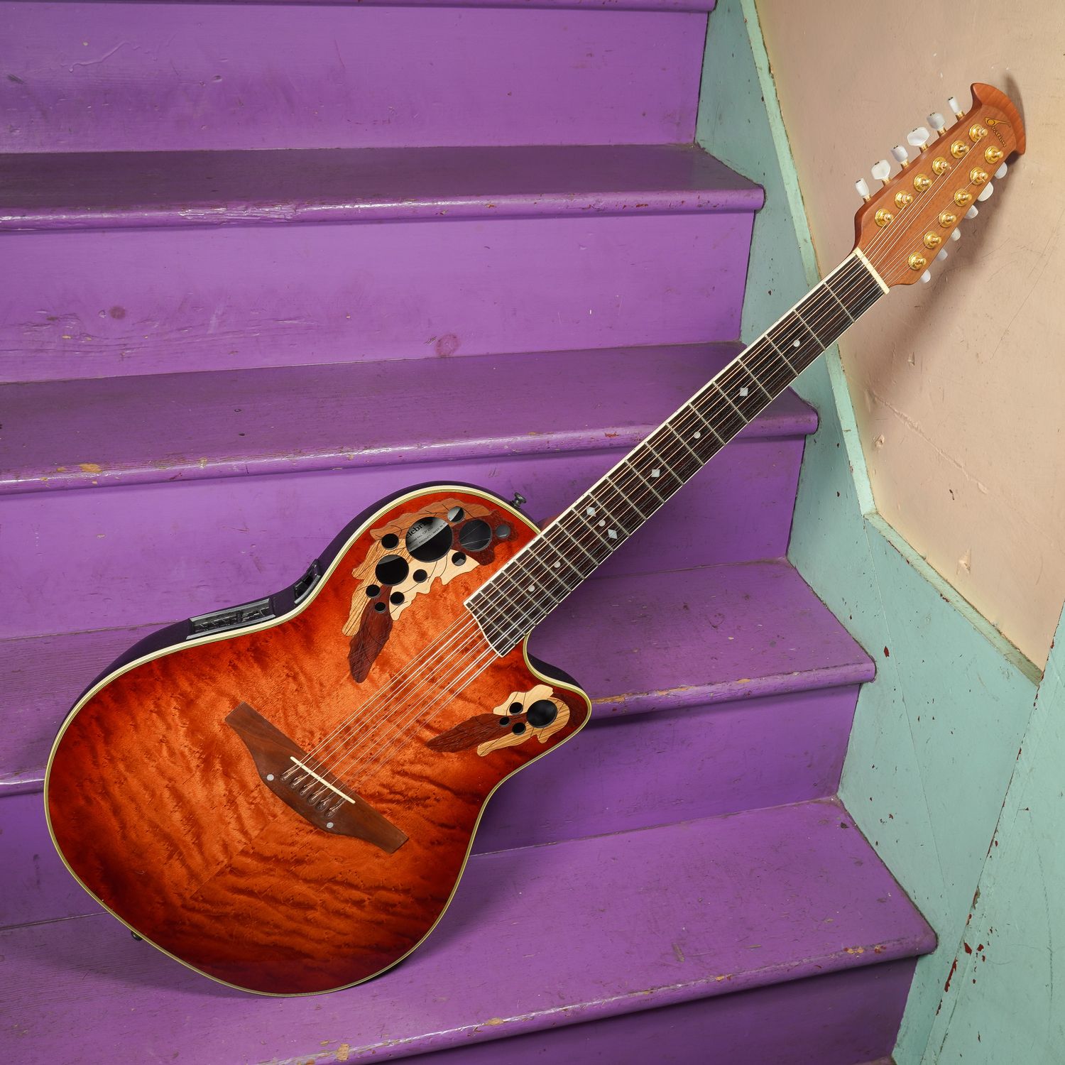 1990s Ovation Celebrity CP255 12-String Shallow Bowl Guitar