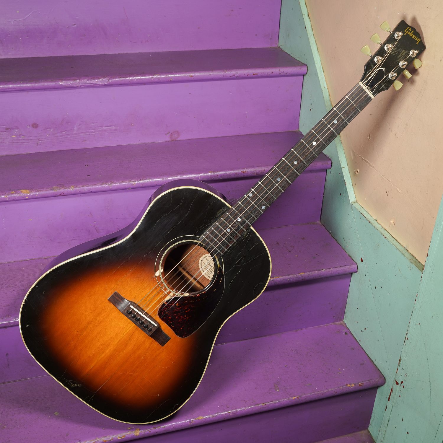 1993 Gibson J-45 VS Slope Dreadnought Acoustic Guitar