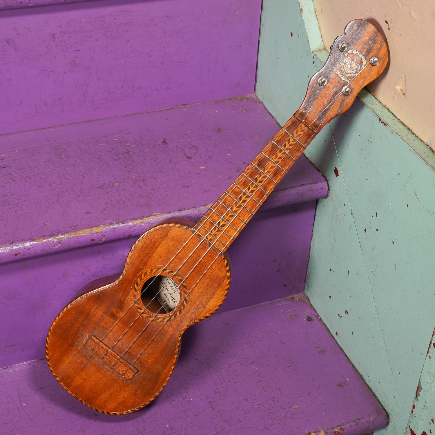 1920s Aloha (Akai) Hawaiian Koa Soprano Ukulele