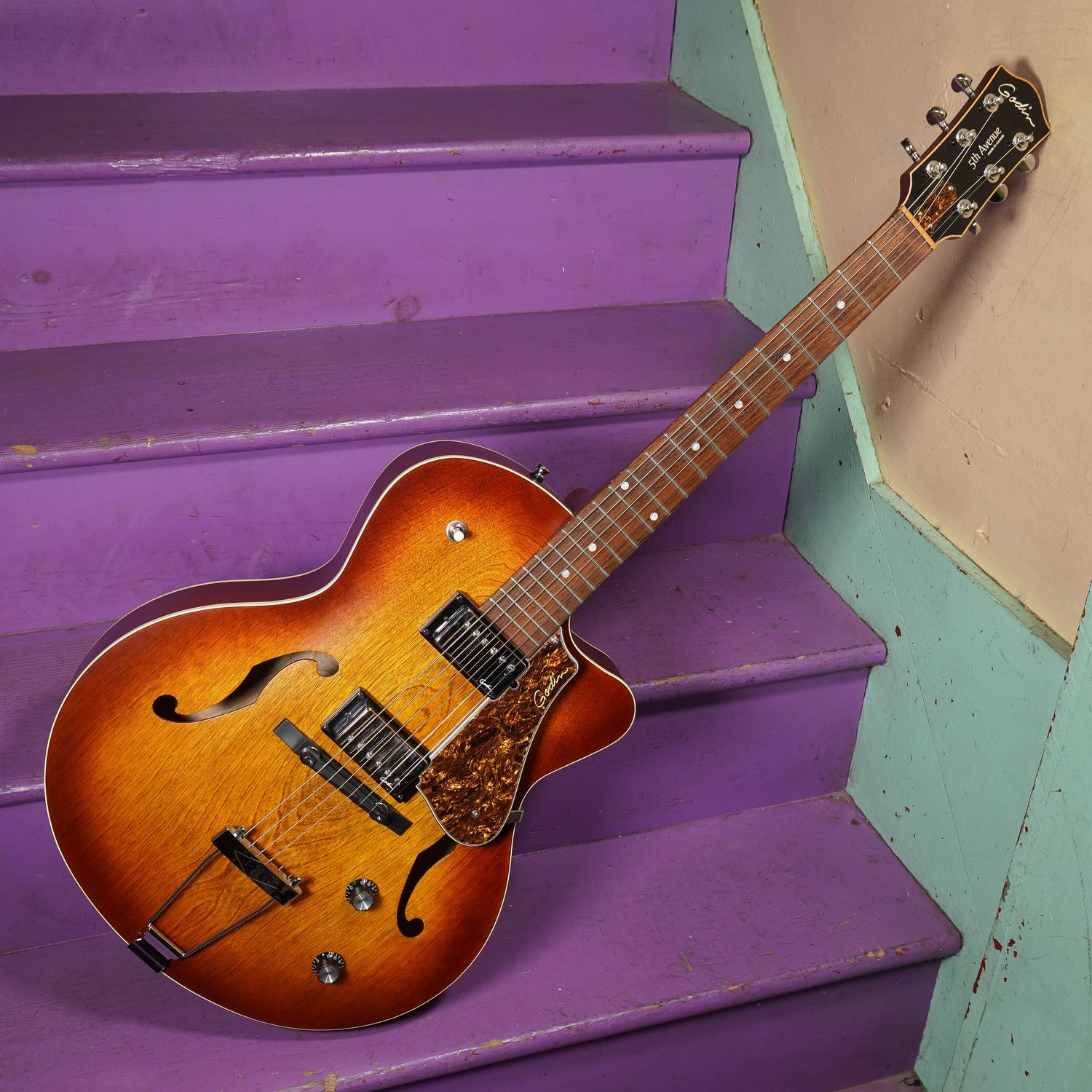 2020s Godin 5th Avenue Kingpin II Hollowbody Electric Guitar
