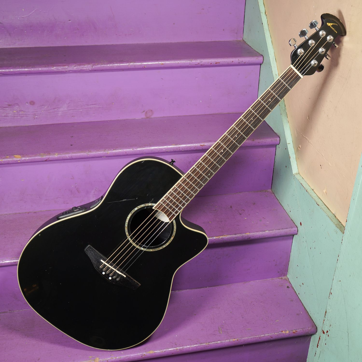 2010s Ovation Celebrity GC057M Bowlback Cutaway Guitar