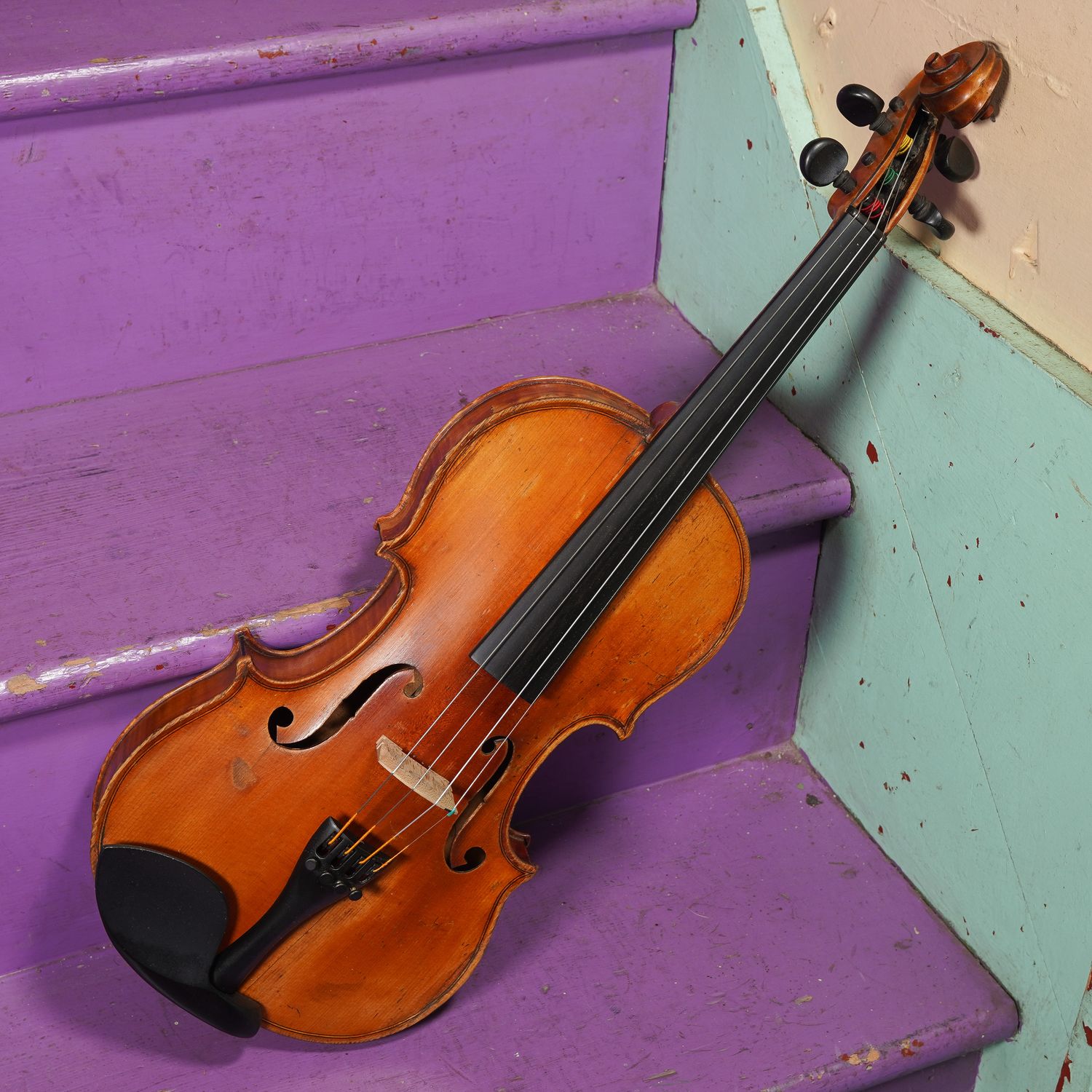 1920s German Highly-Figured Strad-Copy 4/4 Violin