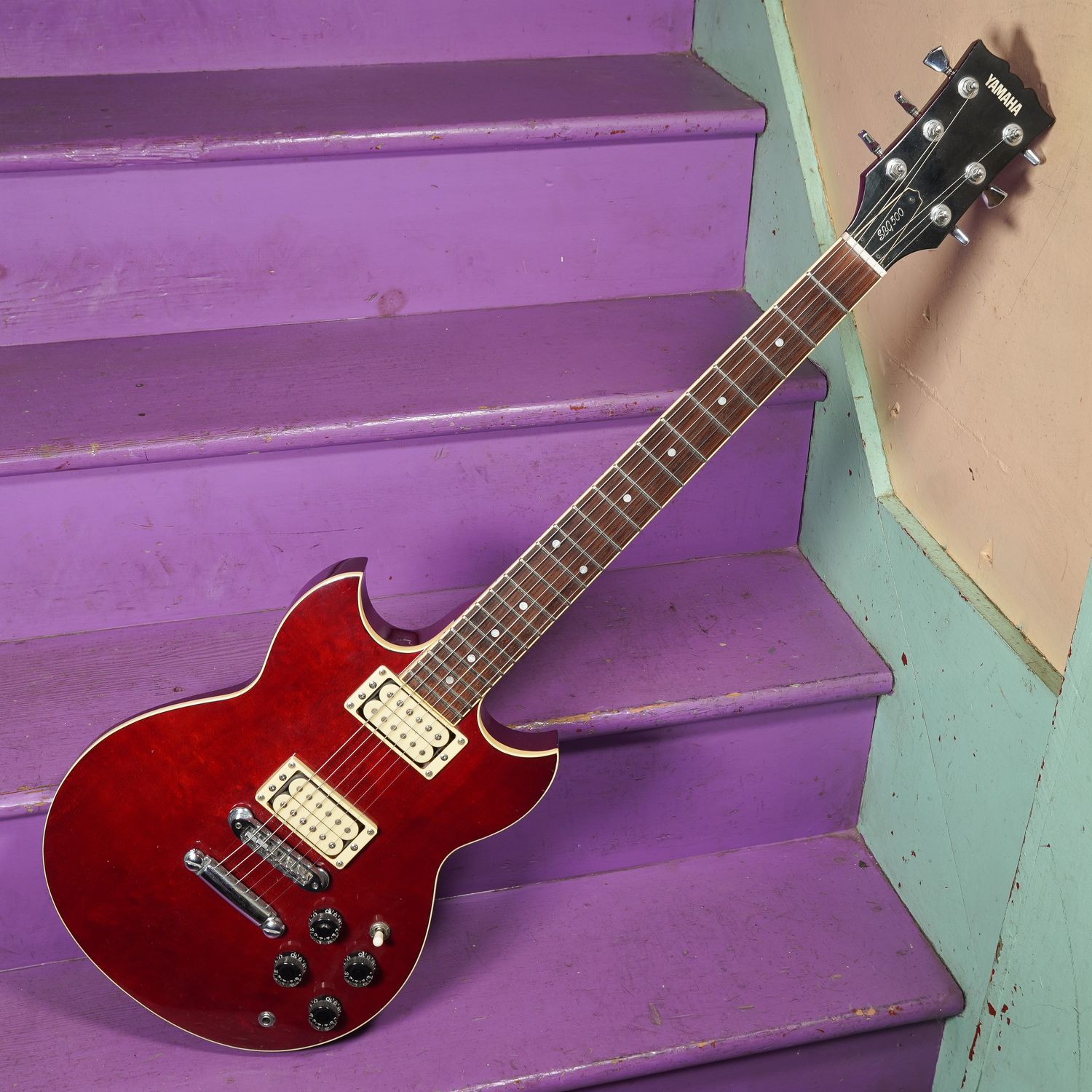 1980s Yamaha SBG500 Doublecut Electric Guitar