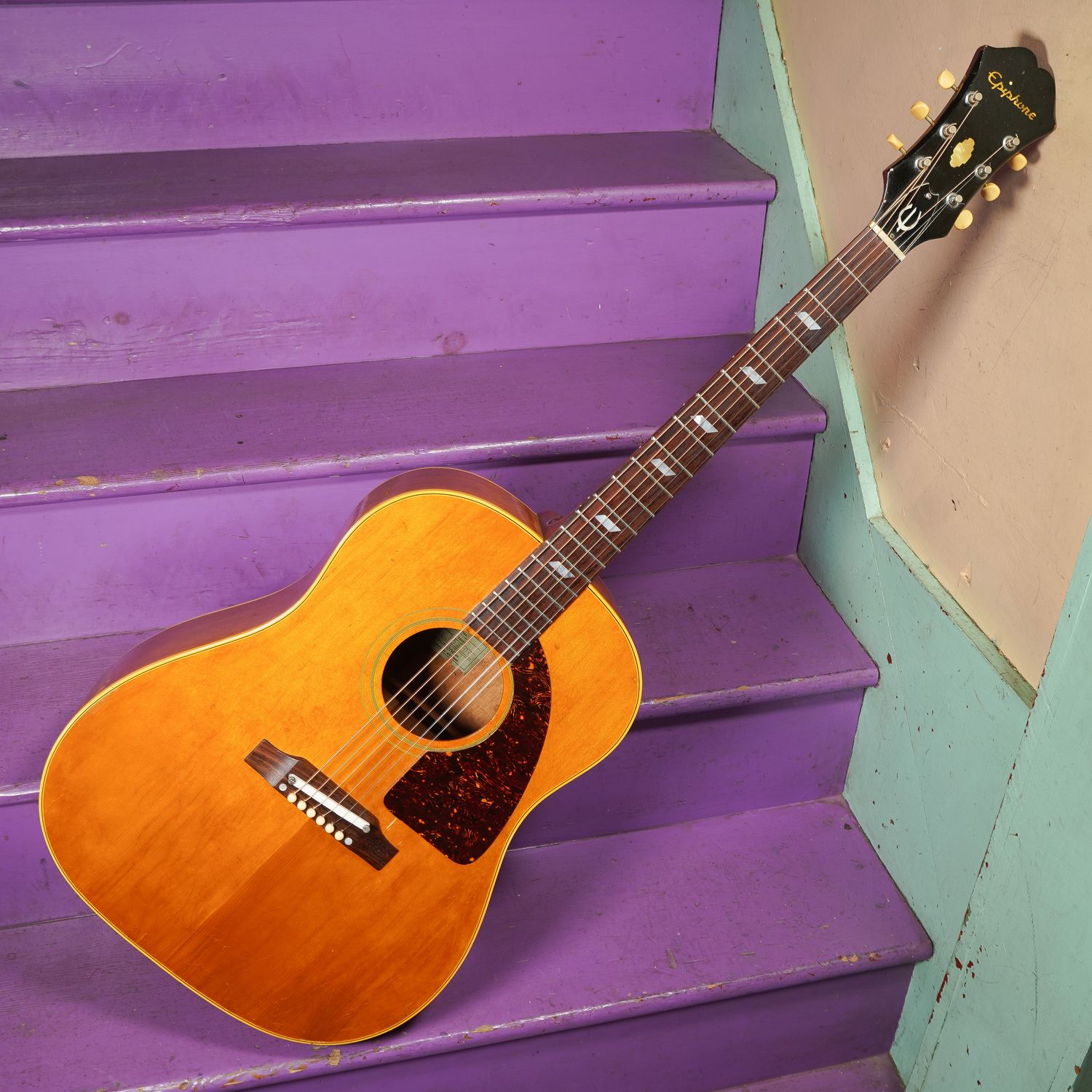 1966 Epiphone FT-79 Texan (Gibson) Slope Dreadnought Guitar