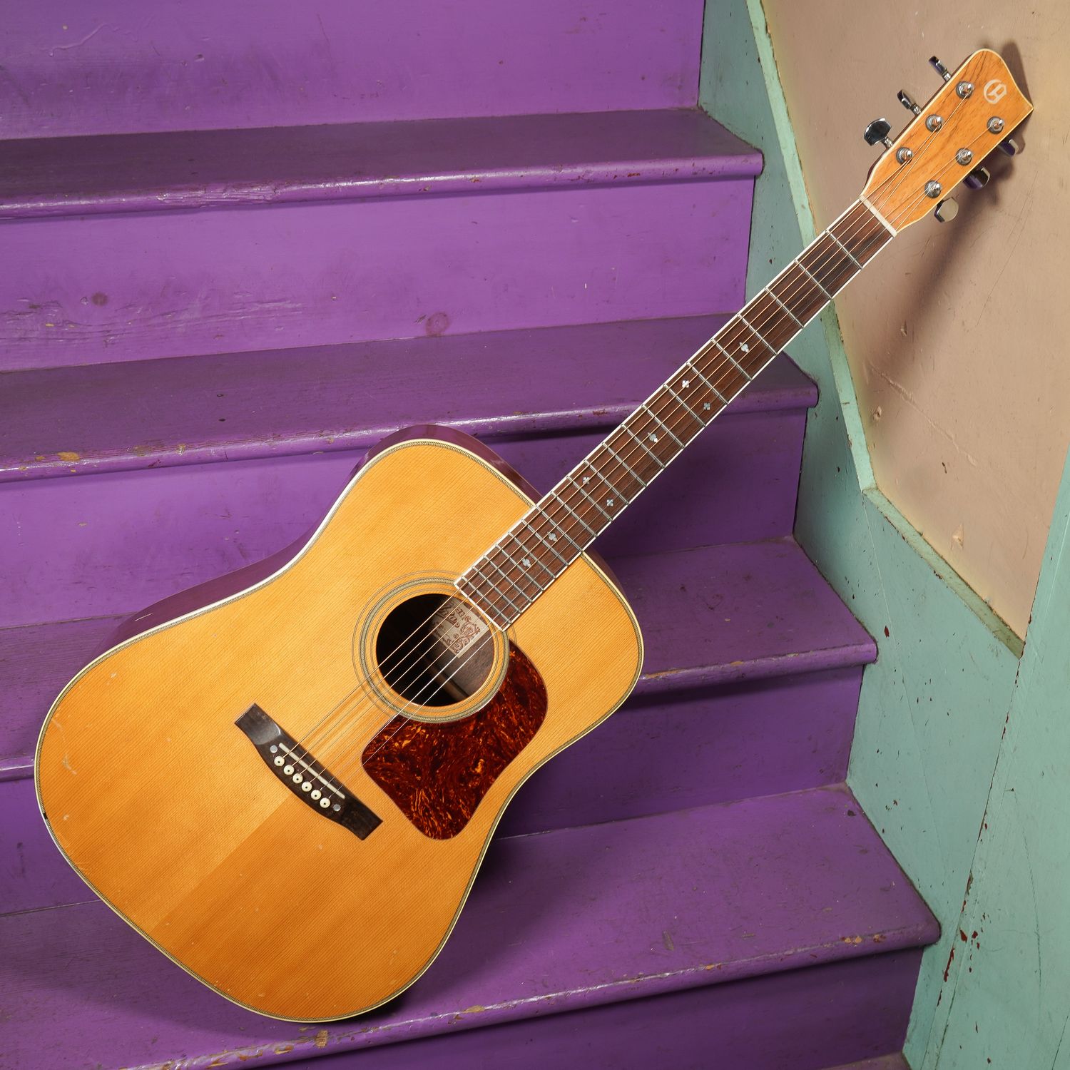 1970s Aria GR-30 "Gallagher" Dreadnought Guitar