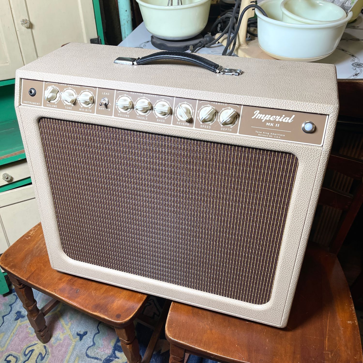 2010s Tone King Imperial Mk II 20w 1x12" Tube Amp Combo w/Attenuator 2010s Tone King Imperial Mk II 20w 1x12" Tube Amp Combo w/Attenuator