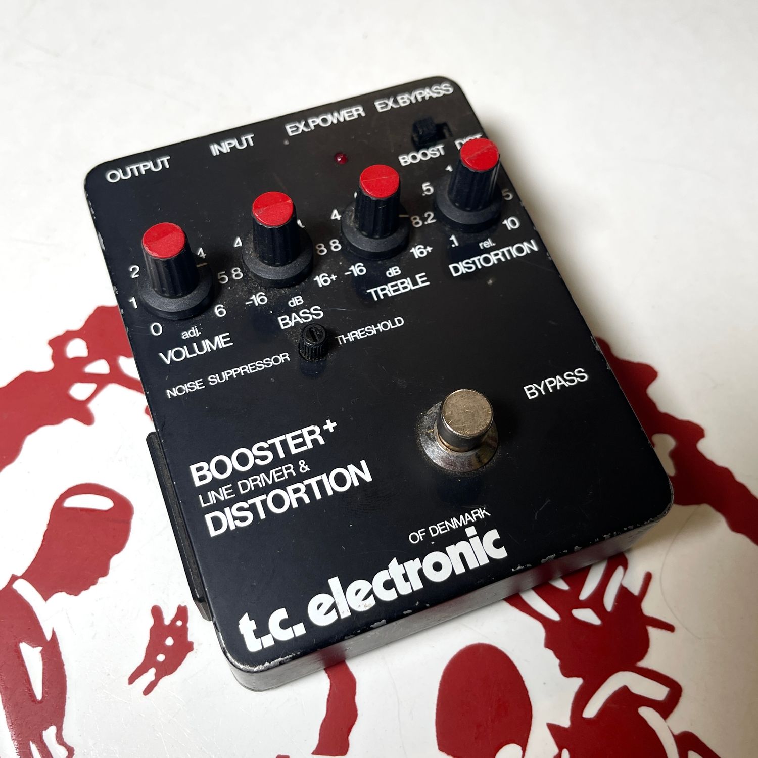 1980s TC Electronic Booster+ Distortion Pedal