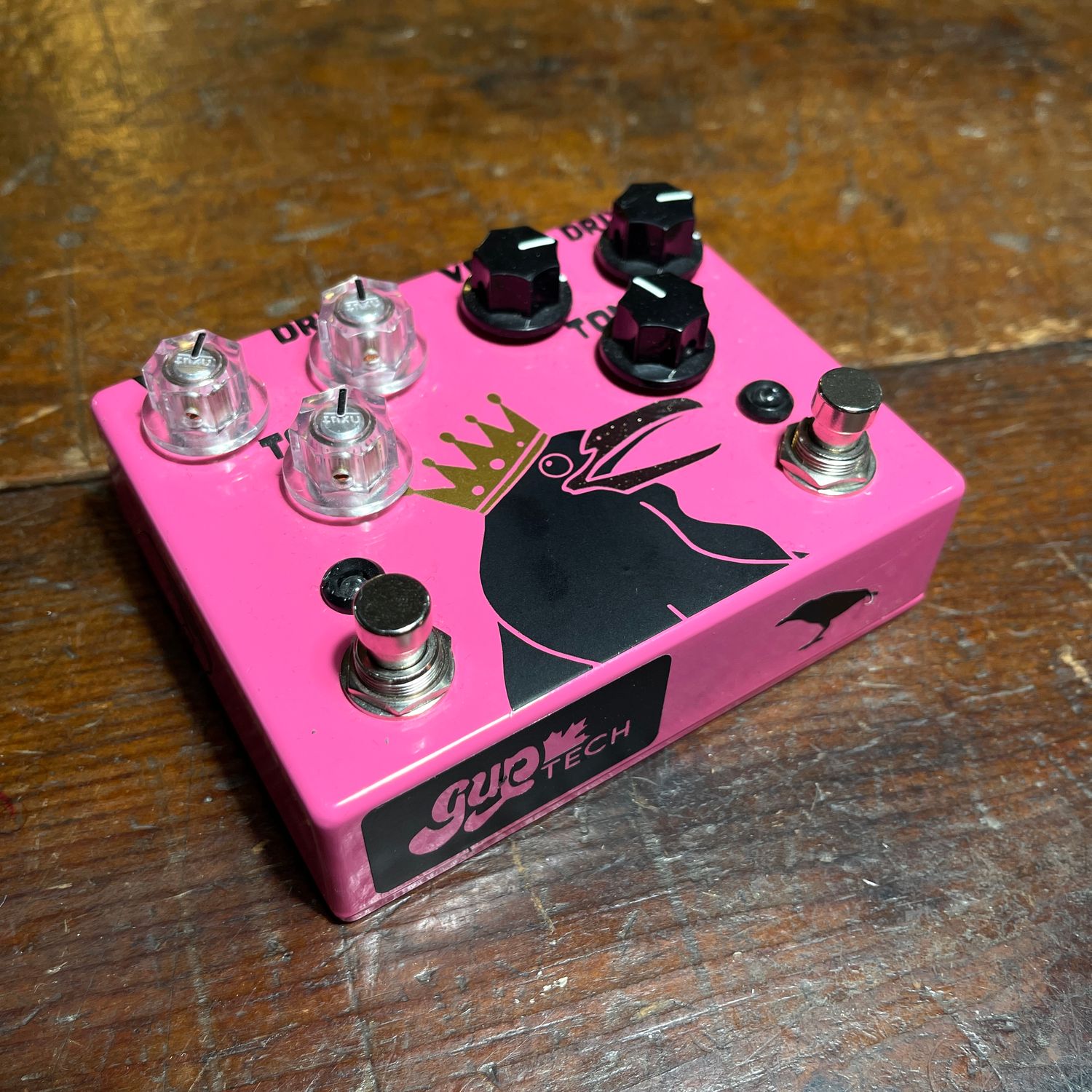 2020s GUPtech Queen of Crow V1 Double Overdrive Pedal 2020s GUPtech Queen of Crow V1 Double Overdrive Pedal