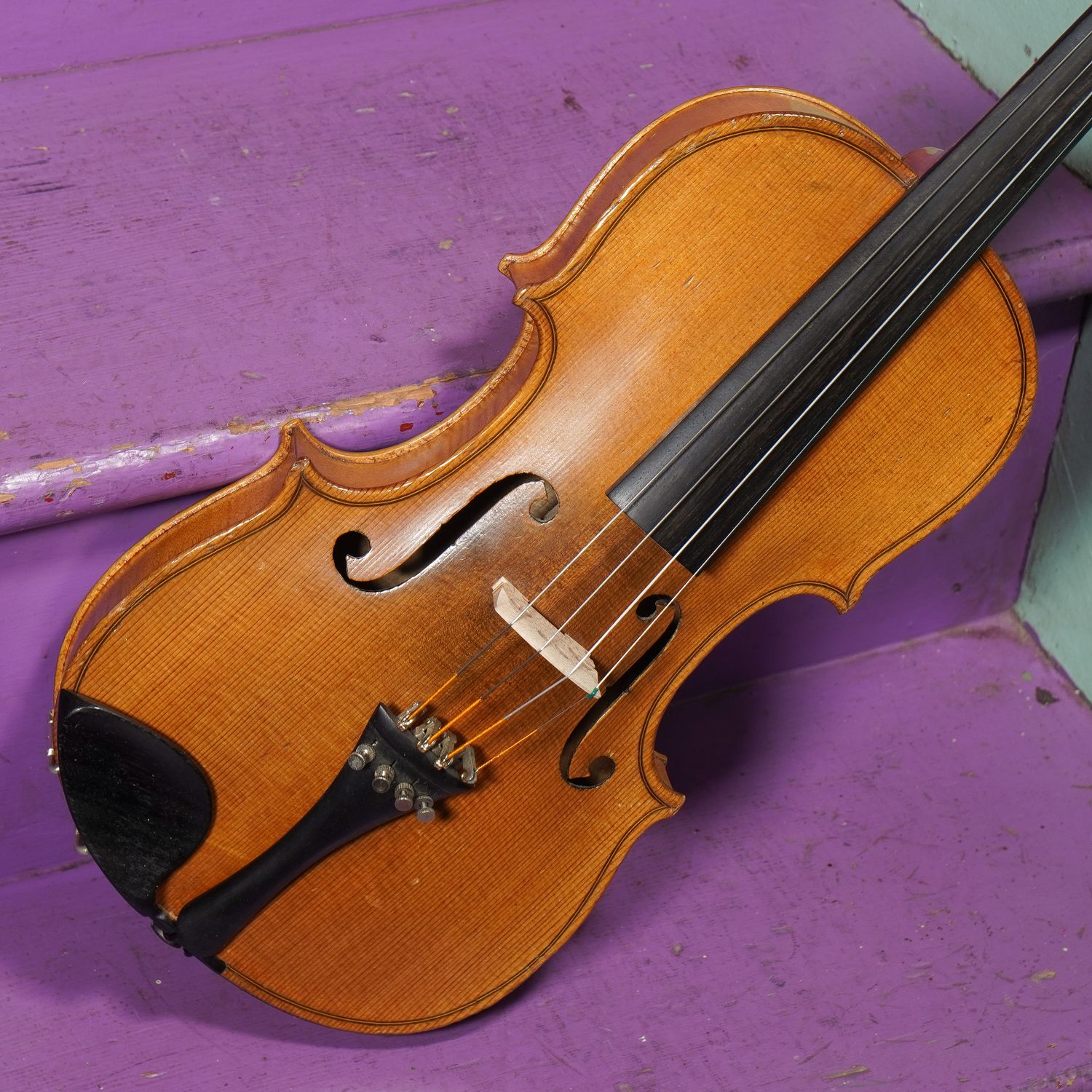 1900s Hopf-Labeled German Nice-Quality 4/4 Violin