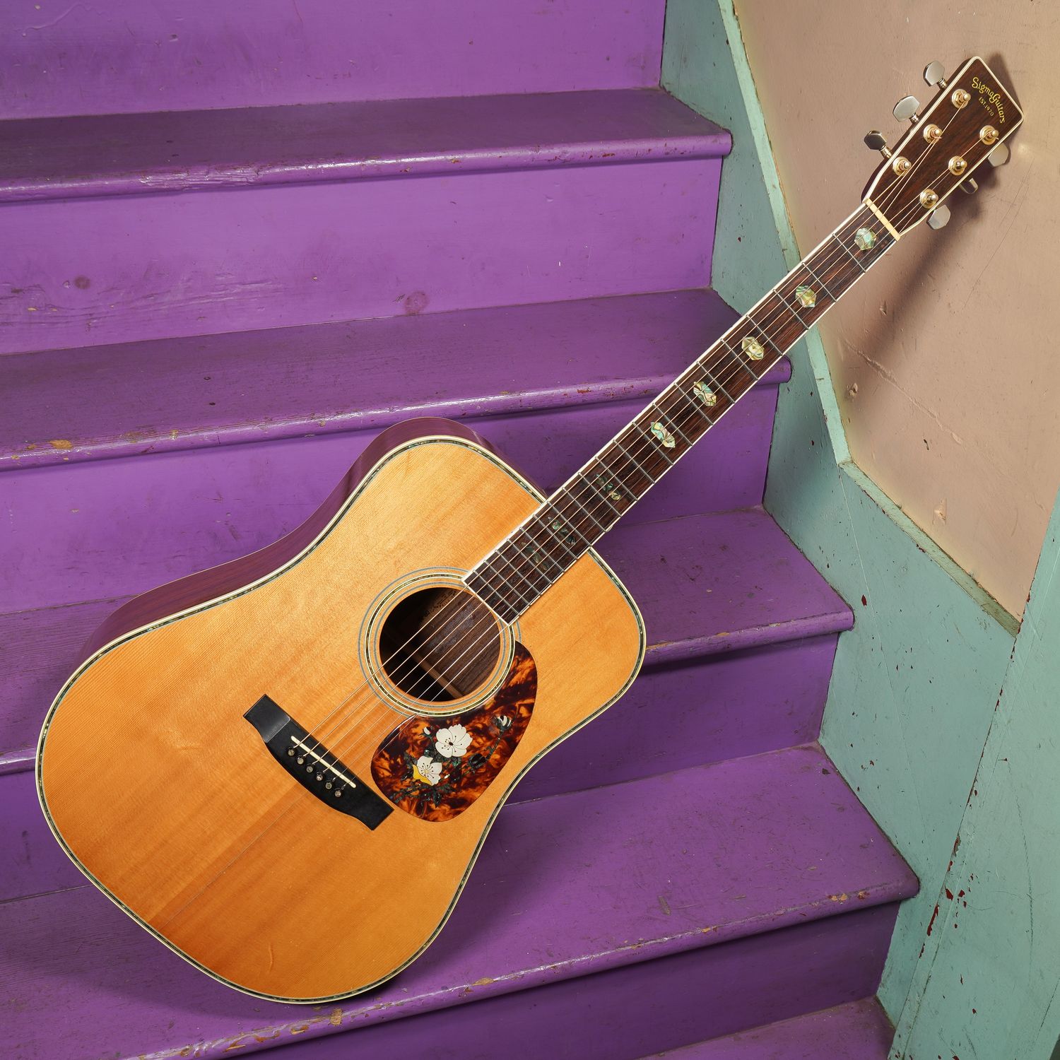 1980s Sigma DR-41 Dreadnought Guitar