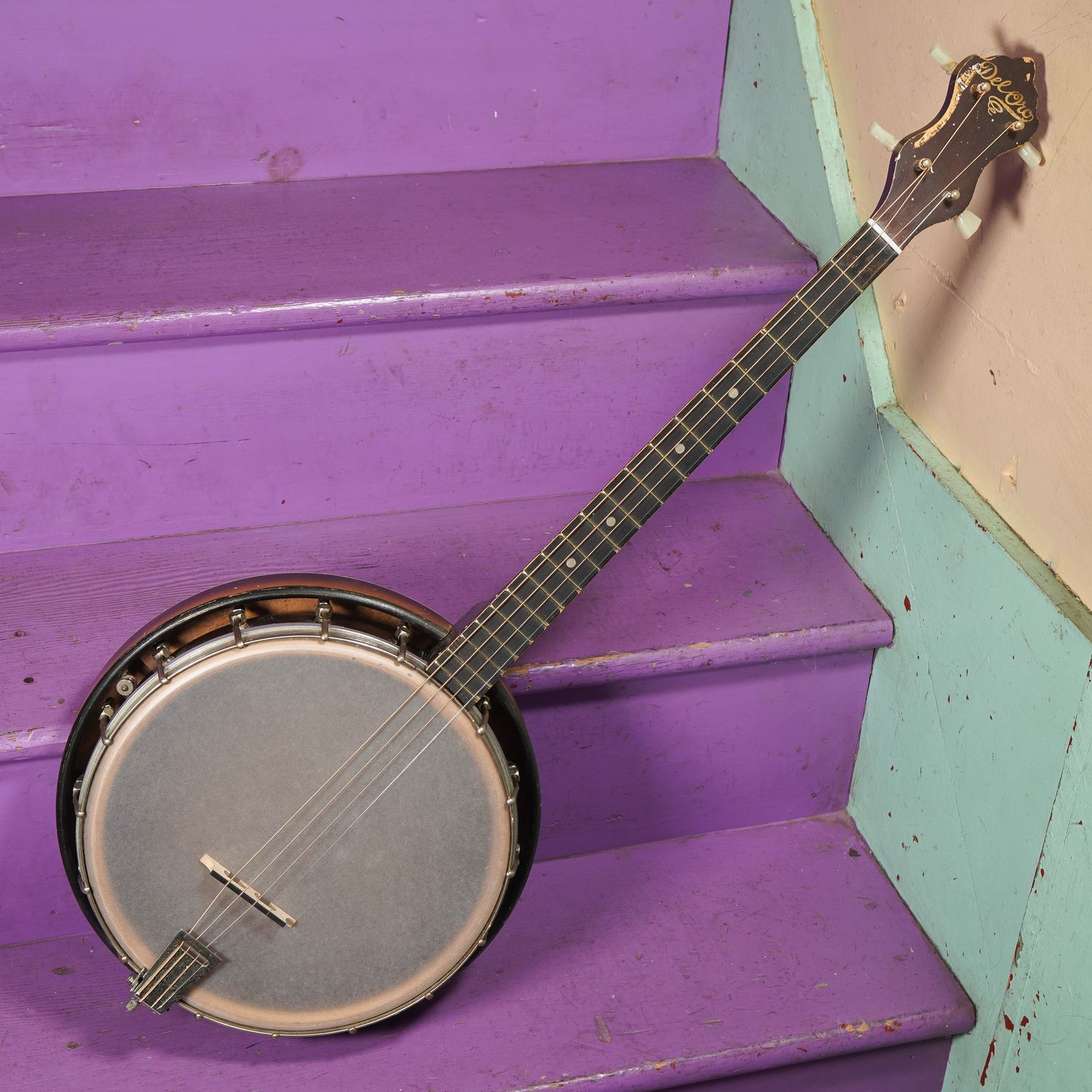 1930s Del Oro (Kay) Resonator Tenor Banjo 1930s Del Oro (Kay) Resonator Tenor Banjo