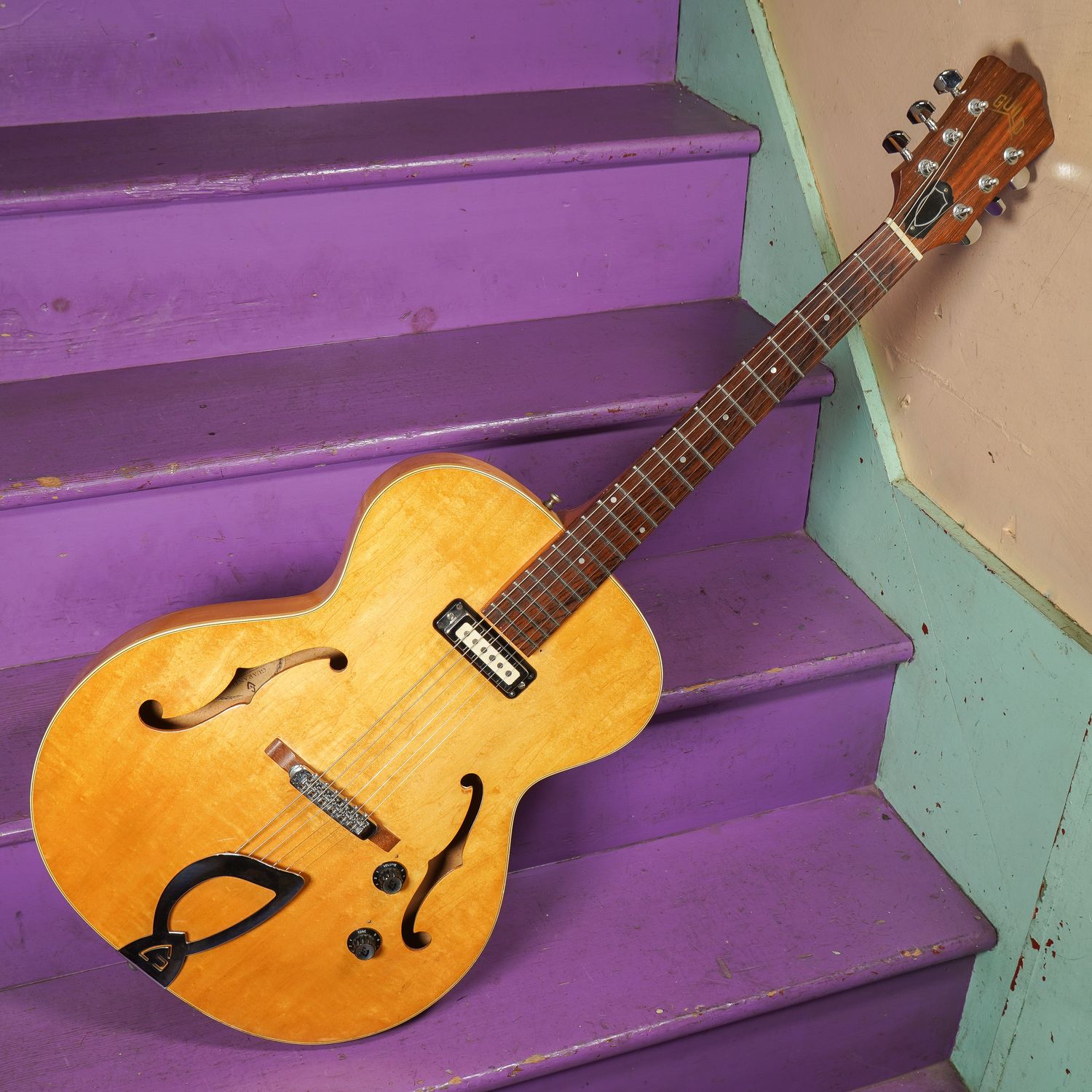 1969 Guild T50 Hollowbody Electric Guitar