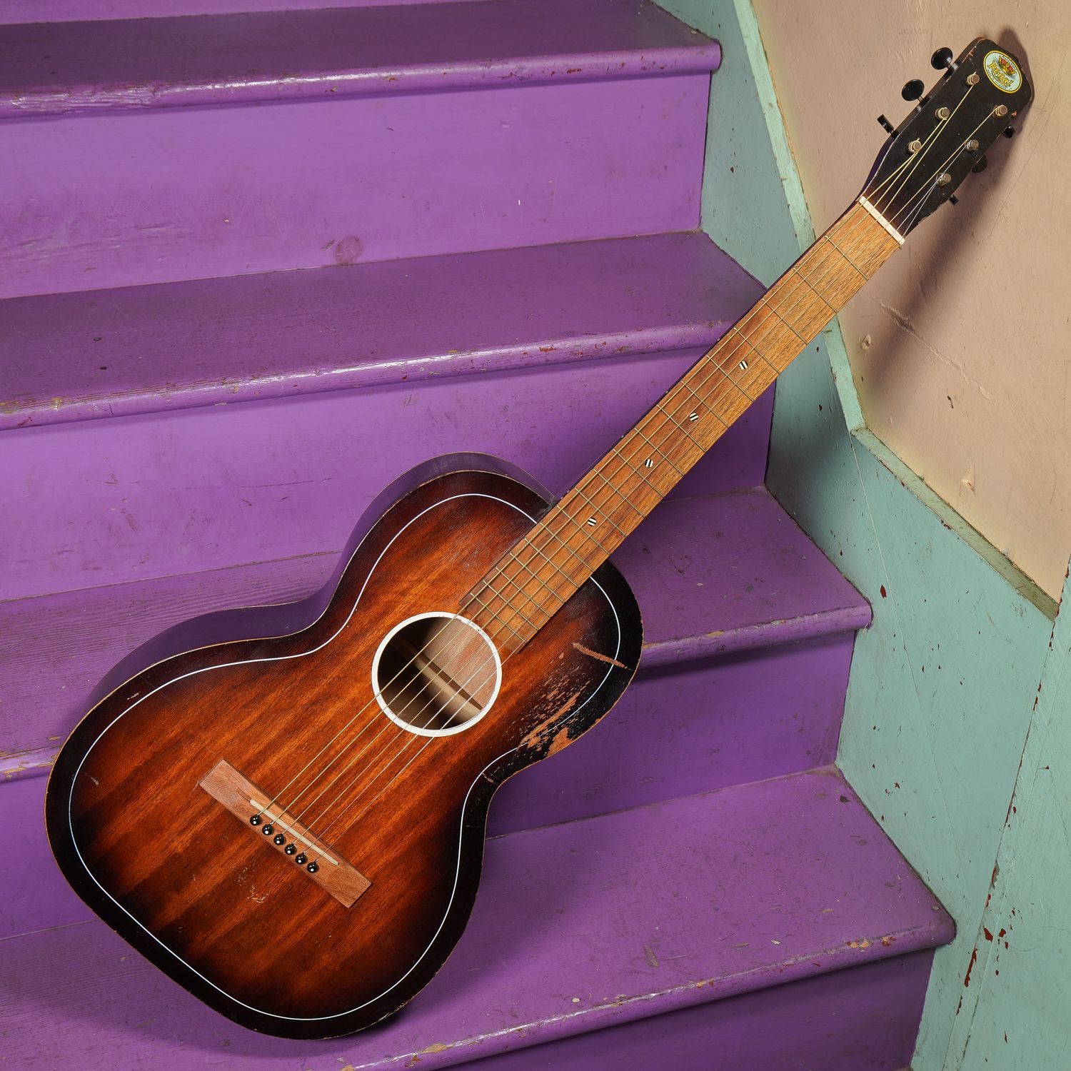 1930s Regal X-Braced Parlor Guitar Conversion