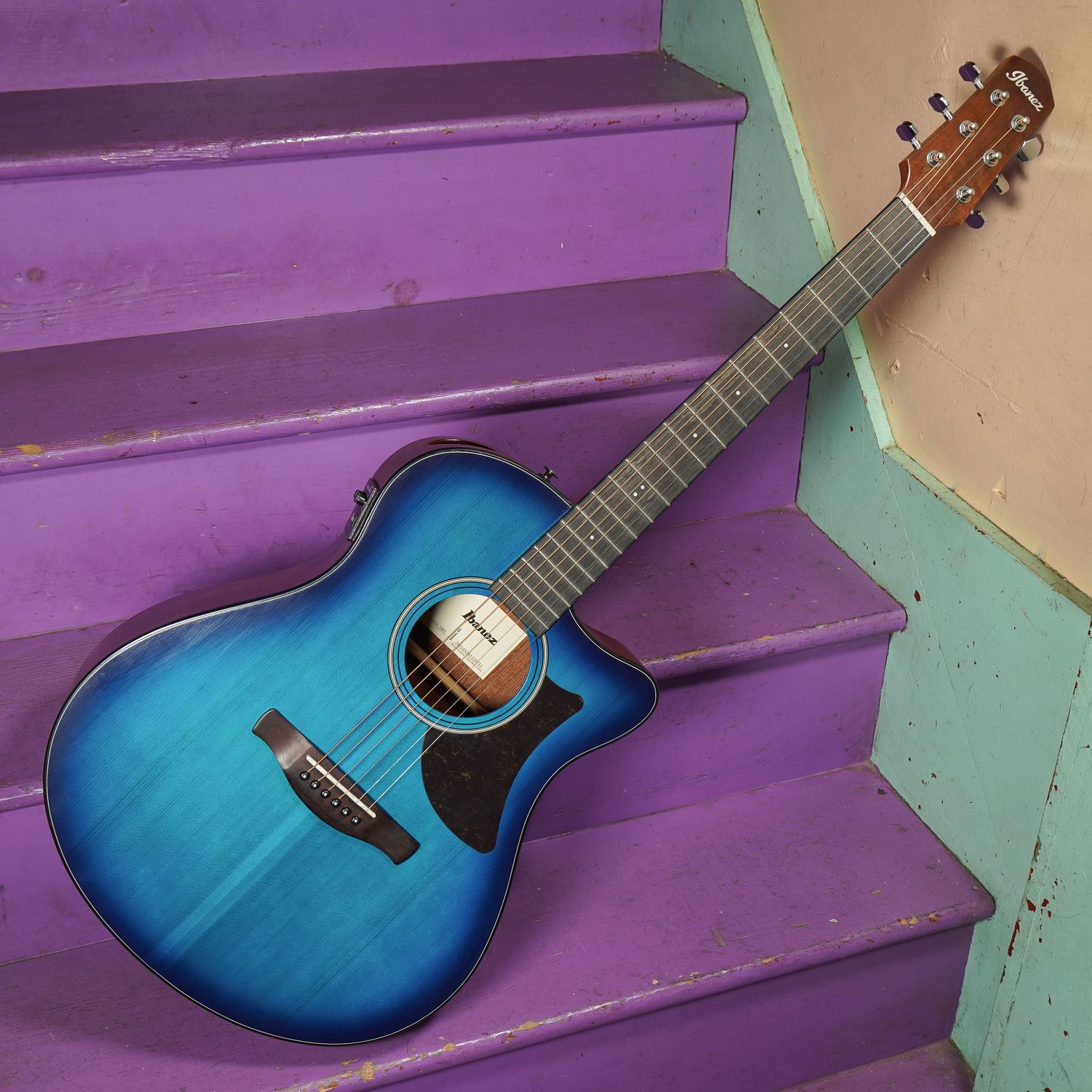 2020s Ibanez AAM50CE Cutaway Acoustic/Electric Guitar