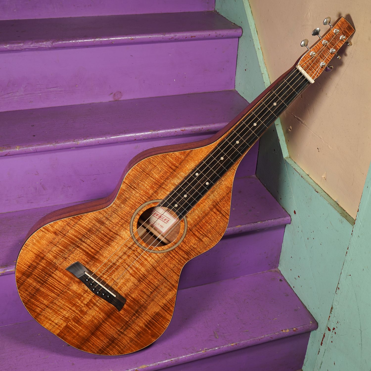 2010s Mark Iseman Style 2 Weissenborn Hawaiian Guitar