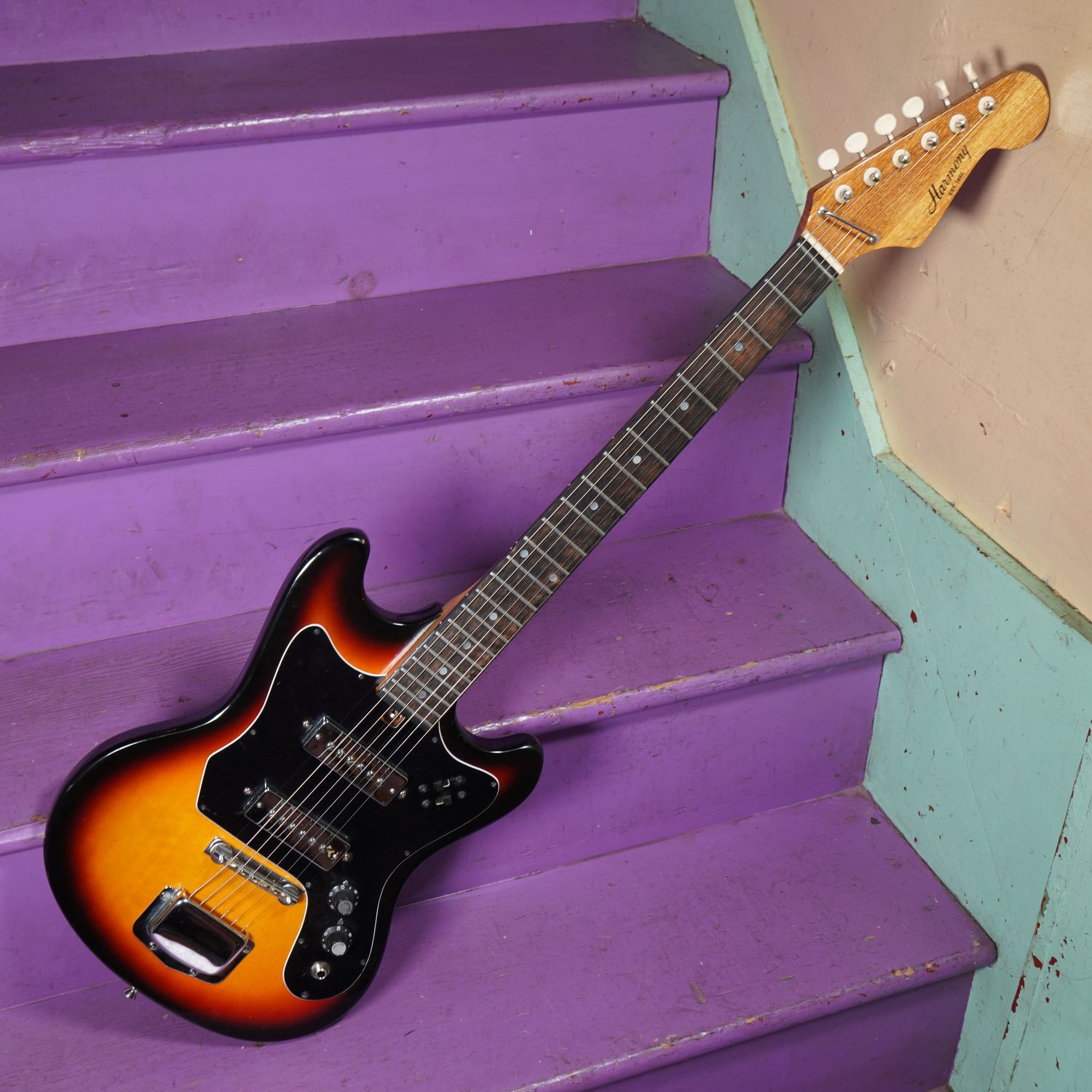 1970s Harmony (Teisco/Kawai) 2-Pickup Electric Guitar 1970s Harmony (Teisco/Kawai) 2-Pickup Electric Guitar