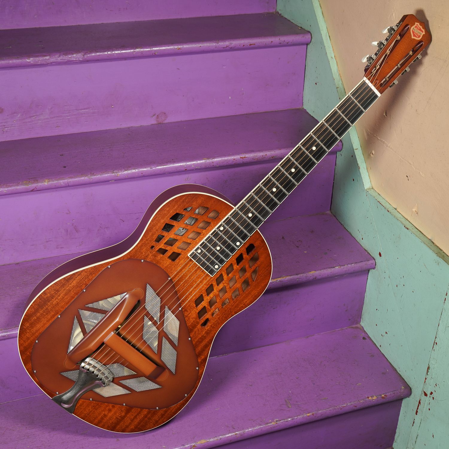 2009 National M1 Prototype Woodbody Tricone Resonator Guitar
