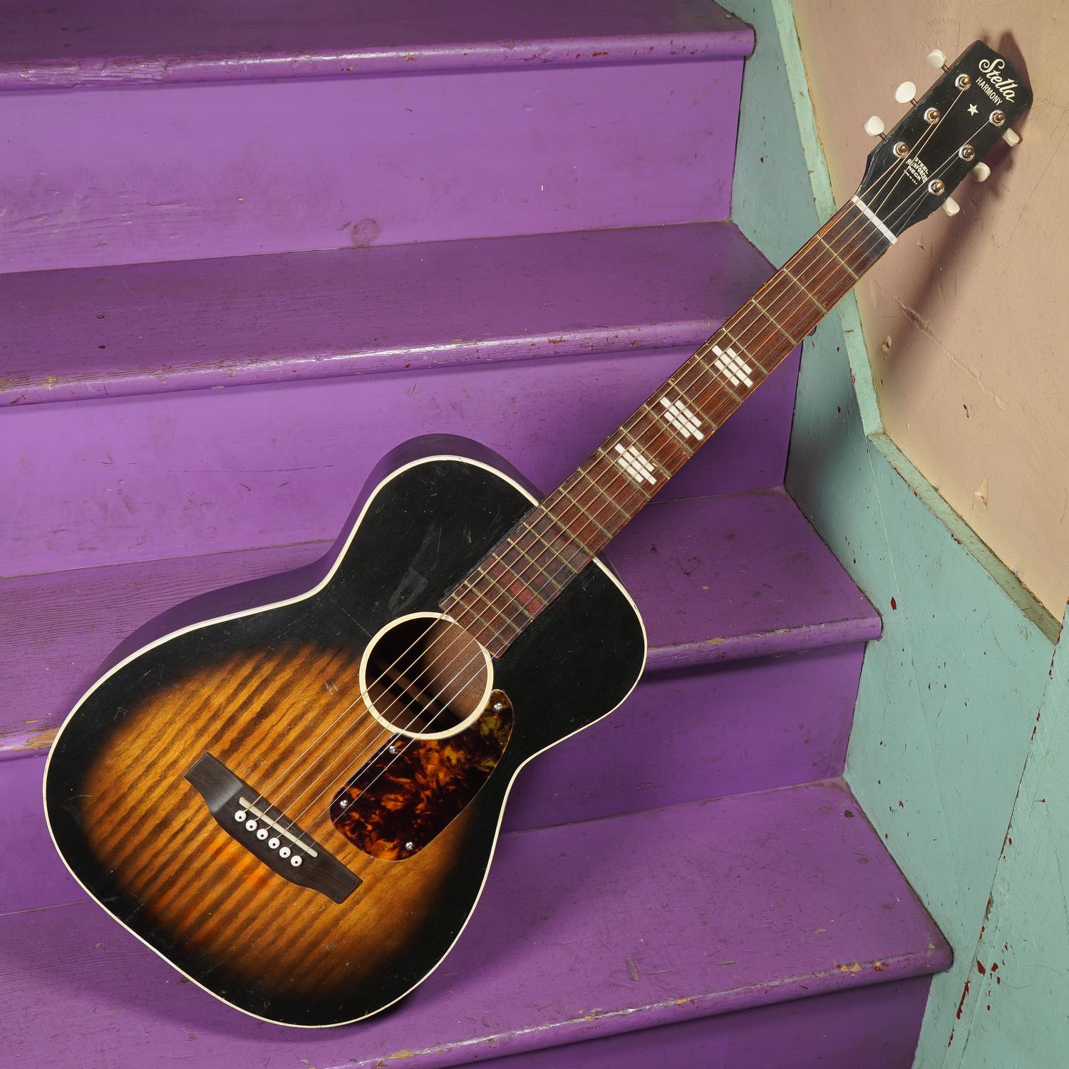 1960s Harmony H929 Stella Parlor Guitar 1960s Harmony H929 Stella Parlor Guitar