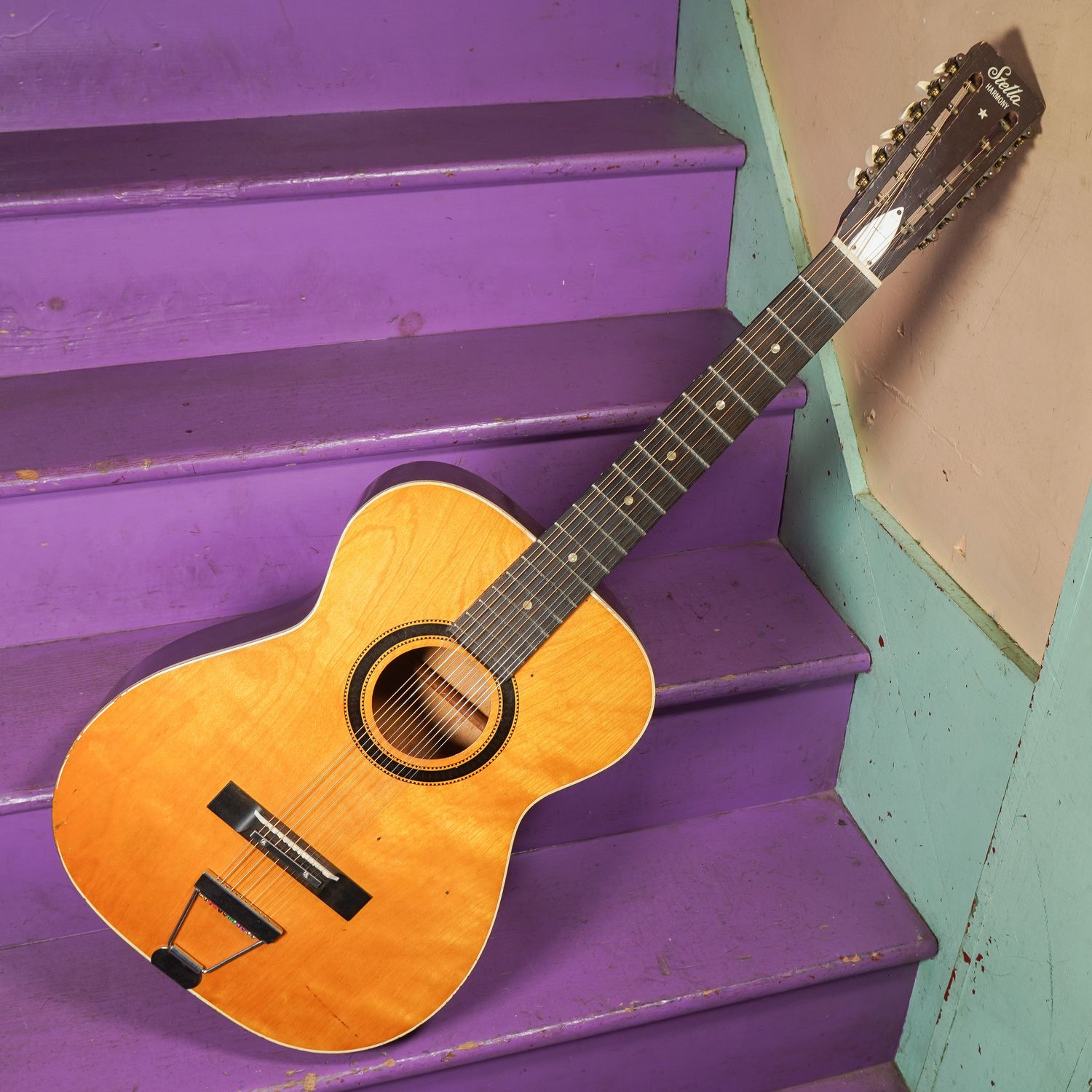 1970s Harmony Stella H913 000-Size 12-String Guitar