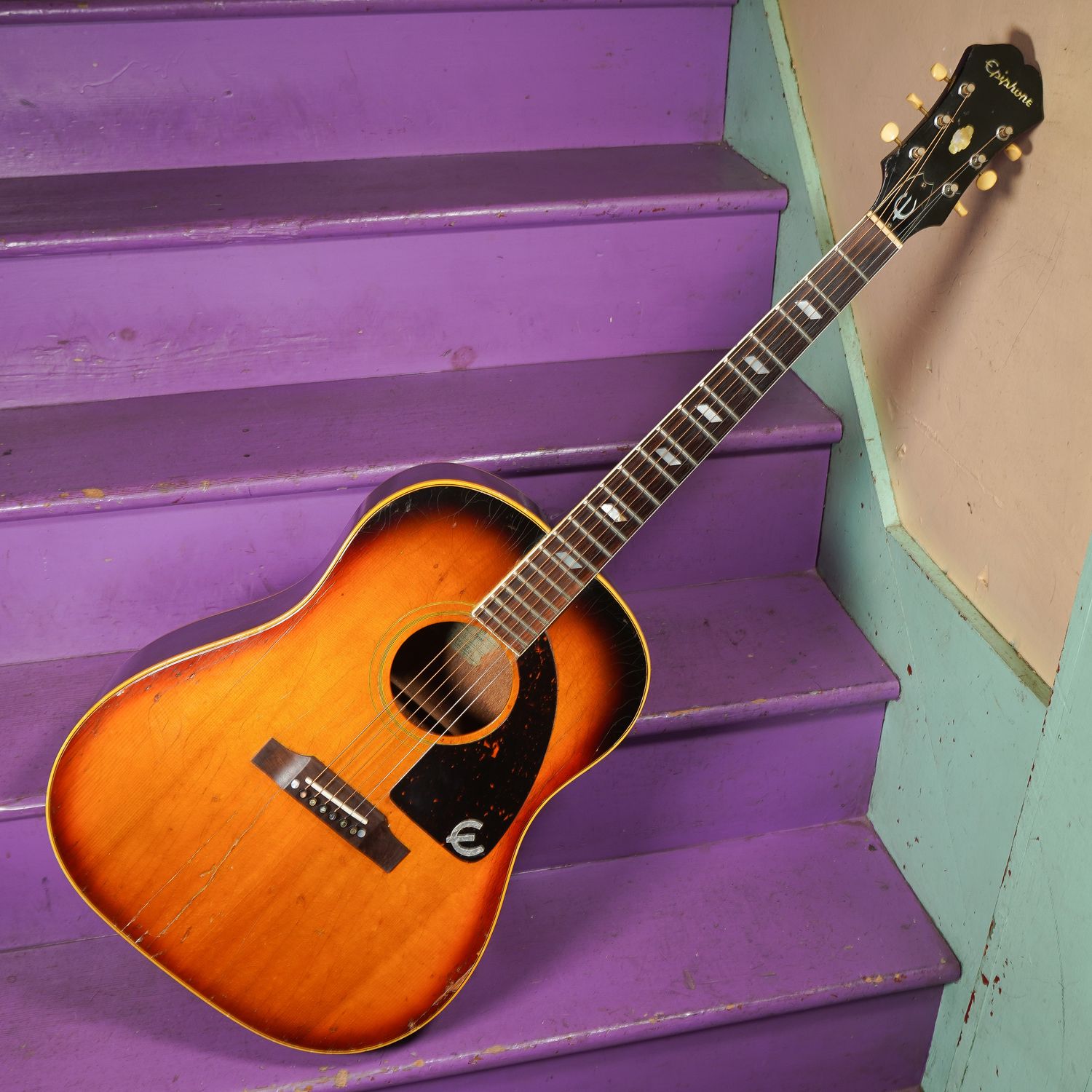 1967 Epiphone FT79 Texan Slope Dreadnought Guitar 1967 Epiphone FT79 Texan Slope Dreadnought Guitar