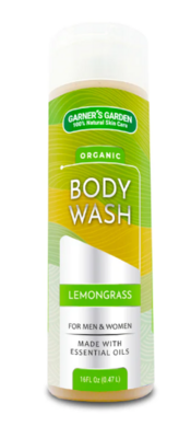 Garner's Garden Organic Body Wash: Lemon Grass