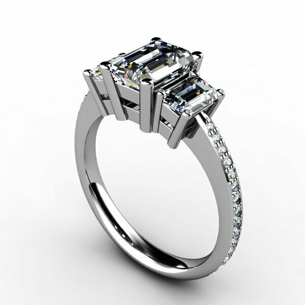 Bridal 3 Stone Designs 40