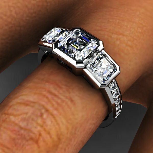 Bridal 3 Stone Designs 36