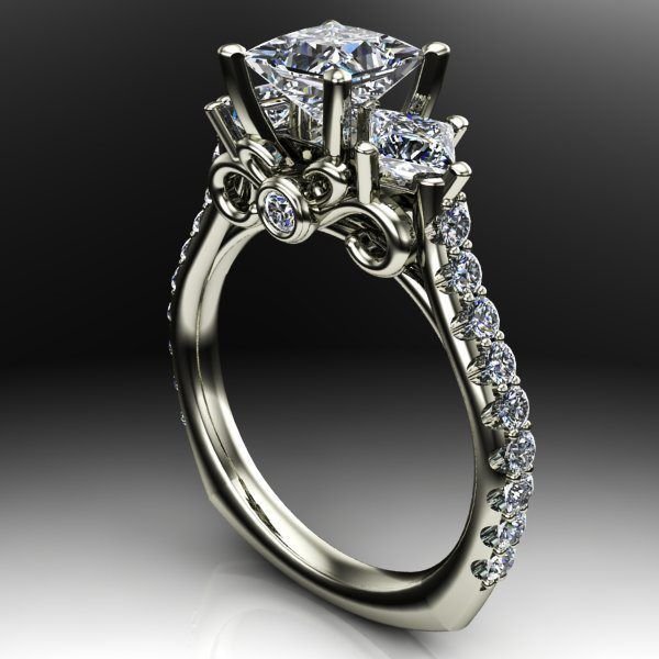 Bridal 3 Stone Design 1