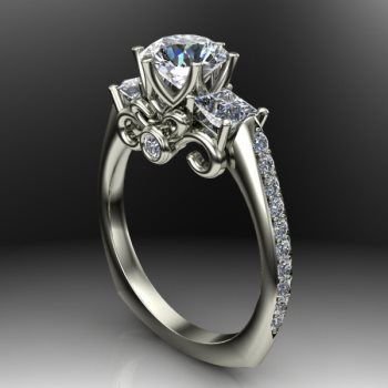 Bridal 3 Stone Design 2