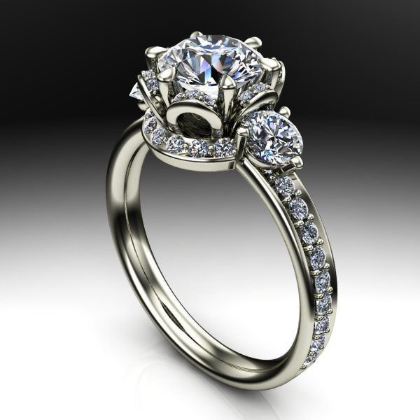 Bridal 3 Stone Design 4