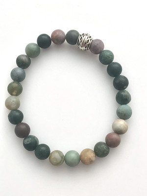 Green Jasper Gemstone Bracelet