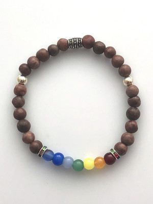Chakra Marble Stone Bracelet