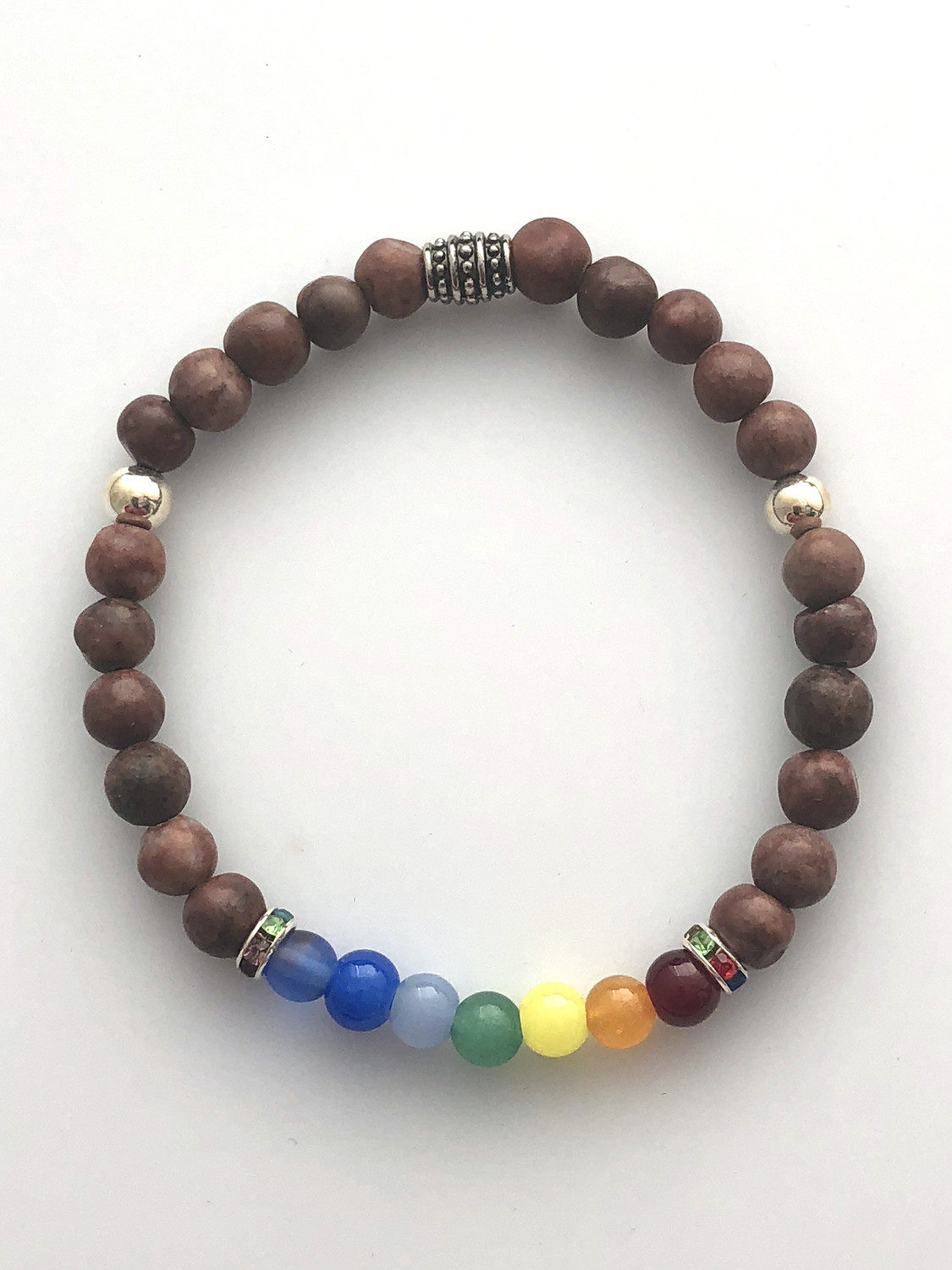 Chakra Marble Stone Bracelet