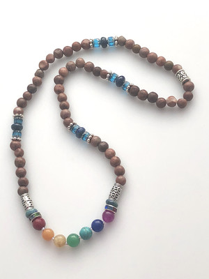 Chakra Gemstone Wrap Bracelet/Anklet/Necklace