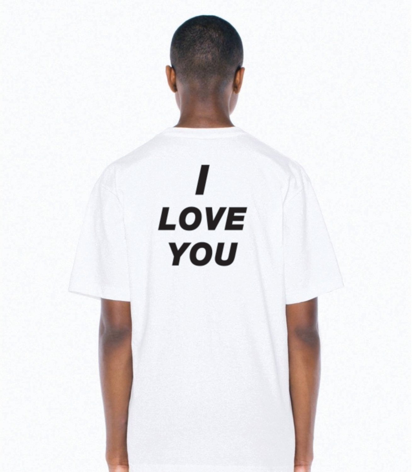 I LOVE YOU unisex Fine Jersey Crewneck T-Shirt