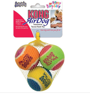 KONG Birthday squeaky balls